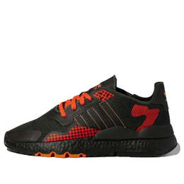 Кроссовки оригинальные nite jogger tech Adidas, черный fv9158 | black/red
