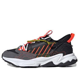 Кроссовки ozweego zip Adidas, черный h67266 | black/orange