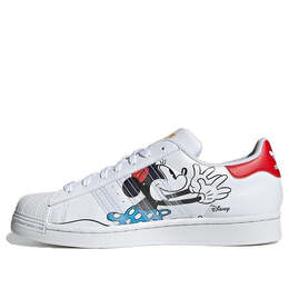 Кроссовки disney x superstar Adidas, белый gw2248 | white/black/red
