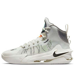 Кроссовки air zoom gt jump ep Nike, белый dc9039-101 | white/gray/black
