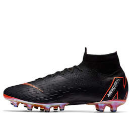 Кроссовки mercurial superfly 6 elite ag искусственная трава Nike, черный ah7377-081 | black/total orange