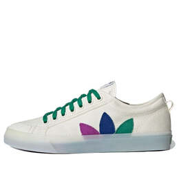 Кроссовки оригиналы nizza pride Adidas, белый fx3795 | white/green/blue/purple