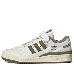 Кроссовки оригиналы форум 84 низкие Adidas, белый id4762 | white/green