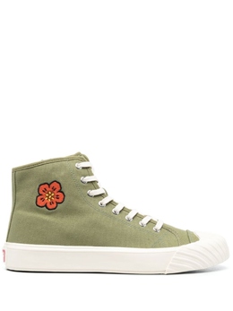 Kenzo высокие кеды Bone Flower, зеленый fd55sn020f73 | зеленый