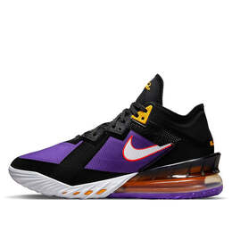 Кроссовки lebron 18 low ep Nike, черный cv7564-003 | black/purple/gold