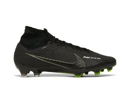 Кроссовки Nike Zoom Mercurial Superfly 9 Elite FG, черный dj4977 001 | black