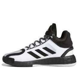 Кроссовки d rose 11 Adidas, белый fy0896 | white/black