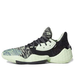Кроссовки Harden Vol. 4 Adidas, черный ef1000 | black/white/green