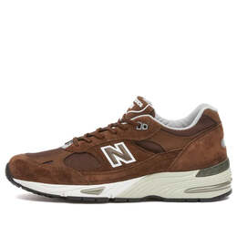 Кроссовки 991 сделано в Англии New Balance, коричневый m991bgw | mocha brown/white
