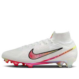 Кроссовки mercurial superfly 9 elite Nike, белый fd1171-100 | white/black/red