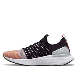 Кроссовки react phantom run flyknit 2 Nike, черный dq7647-001 | black/white/pink