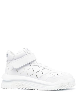 Versace высокие кроссовки, белый 10089641a06403 | белый