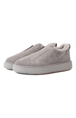 Замшевые кеды Santoni wbcg61265ghipsap