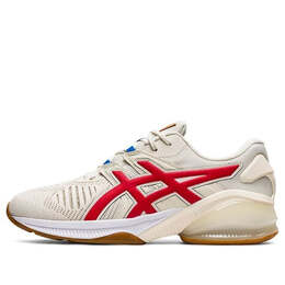 Кроссовки гель квантовая бесконечность джин Asics, белый 1021a390-201 | creamwhite/red