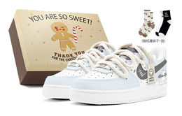 Мужские кроссовки для скейтбординга Nike Air Force 1, Sky Blue cw2288-111(teams-蓝色麻绳小熊男s-box) | sky blue