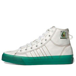 Кроссовки оригиналы nizza hi rf Adidas, белый gx2707 | white/green