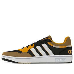 Кроссовки neo hoops 3.0 Adidas, черный gz9474 | black/brown/yellow/white