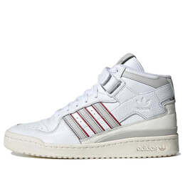 Кроссовки оригиналы форум mid shoes Adidas, белый h03434 | cloud white / grey one / red