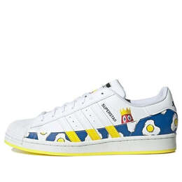 Кроссовки philip colbert x superstar Adidas, белый gx7997 | white/yellow/blue/red