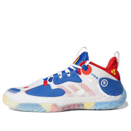Кроссовки quiccs x harden vol. 5 futurenatural Adidas, белый gy7489 | white/blue/red