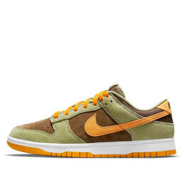 Кроссовки данк лоу Nike, зеленый dh5360-300 | dusty olive/pro gold