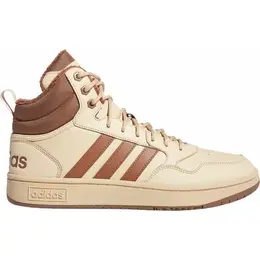 Кеды Adidas Hoops 3.0 Mid Wtr, полнота F, размер 9,5 UK, коричневый 103783722314