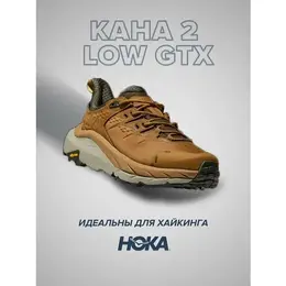 Кроссовки Hoka One One Kaha 2 low GTX, полнота D, размер US10.5D/UK10/EU44 2/3/JPN28.5, коричнево-серый 103562223887