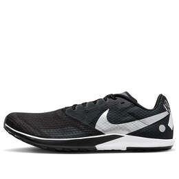 Кроссовки zoom rival вафля 6 Nike, черный dx7998-001 | black/dark smoke grey/white/metallic silver