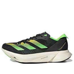 Кроссовки adizero adios pro 3 Adidas, черный gx6251 | black/green