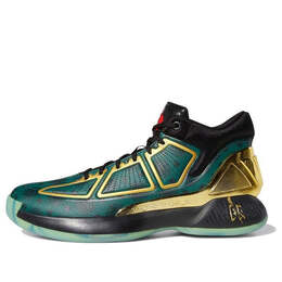 Кроссовки d rose 10 gca Adidas, зеленый fw3656 | green