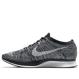 Кроссовки flyknit racer Nike, черный 526628-012 | black/white