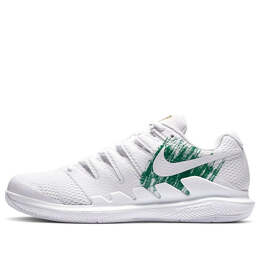 Кроссовки Court Air Zoom Vapor X HC Nike, белый aa8030-111 | white/green