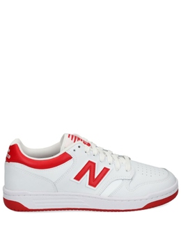 Кроссовки New Balance 480 Lace-up, белый/красный bb480ltr | белый