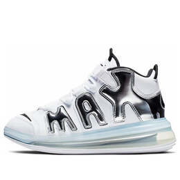 Кроссовки air more uptempo 720 qs Nike, белый bq7668-100 | white/metallic silver-black