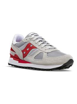 Низкие кроссовки Saucony Shadow, цвет grau/rot 15967065 | grau/rot