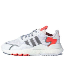 Кроссовки оригинальные nite jogger Adidas, белый fv1310 | white/gray/orange