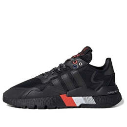 Кроссовки ночные джоггеры Adidas, черный fv3788 | core black/silver metallic
