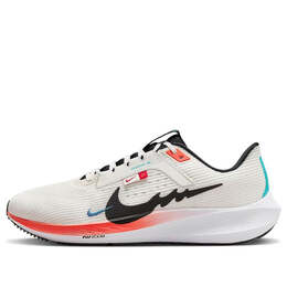 Кроссовки air zoom pegasus 40 Nike, бежевый fz5055-101 | beige/orange/multi-color