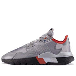 Кроссовки ночные джоггеры Adidas, серебряный fv3787 | silver metallic/core black