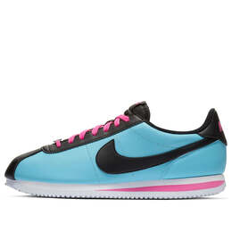 Кроссовки cortez basic кожа Nike, синий bv2527-400 | blue gale/black/laser fuchsia