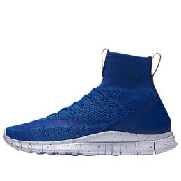 Кроссовки Nike Flyknit Mercurial, синий 805554-400 | royal blue/white/blue