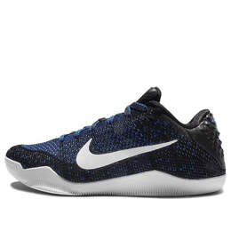 Кроссовки kobe 11 elite low Nike, черный 822675-014 | black/white-racer blue