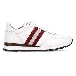 Мужские кроссовки Bally Aston 6205287 белые кожаные, мультиколор 7124770816060 | multi