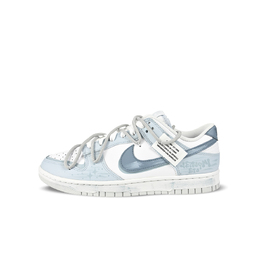 Мужские кроссовки для скейтбординга Nike Dunk, Light Blue dv0831-101（team120-灰蓝涂鸦） | light blue