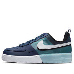 Кроссовки air force 1 реагировать Nike, синий dm0573-400 | blue/white