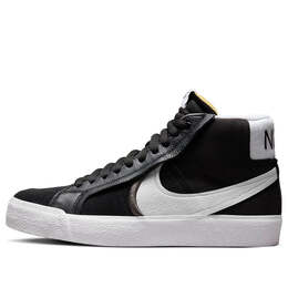Кроссовки zoom blazer mid premium sb Nike, черный dr9144-001 | black/white