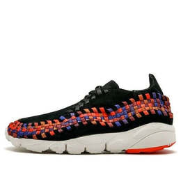 Кроссовки air footscape плетеные nm Nike, черный 874892-003 | black/black-sail-total crimson
