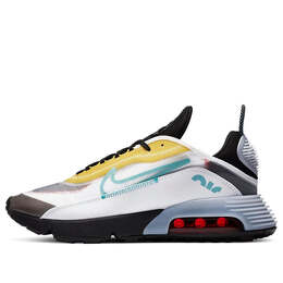 Кроссовки air max 2090 Nike, белый ct1091-100 | white/bleached aqua/black/speed yellow/chile red