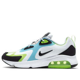 Кроссовки air max 200 se Nike, белый cj0575-101 | white/black-elctrc grn-orcl aq