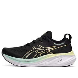 Кроссовки гелевые нимбус платина 26 кроссовки Asics, черный 1011b996-001 | black/white/blue/yellow